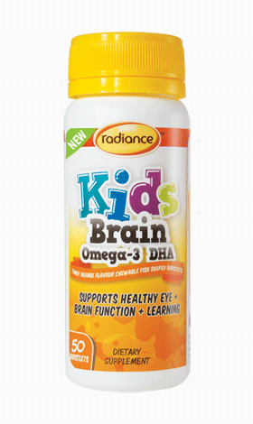 Radiance Kids Brain Omega 3 DHA 50 Burstlets