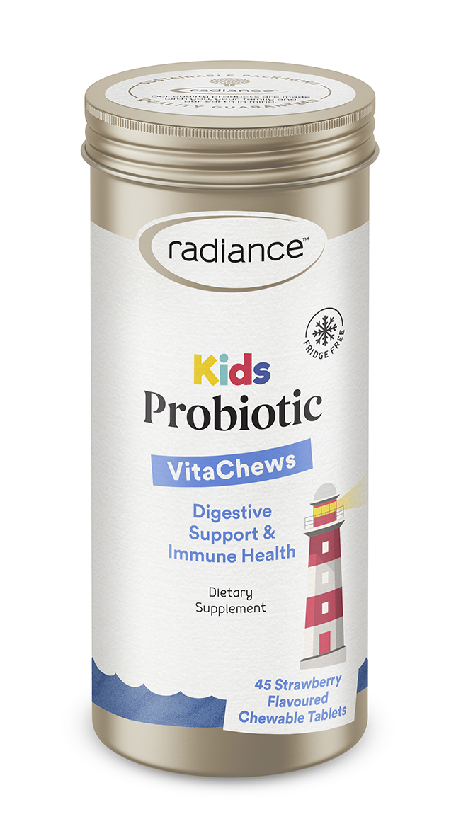 Radiance Kids Probiotic Strawberry Chewable 45 Tablets