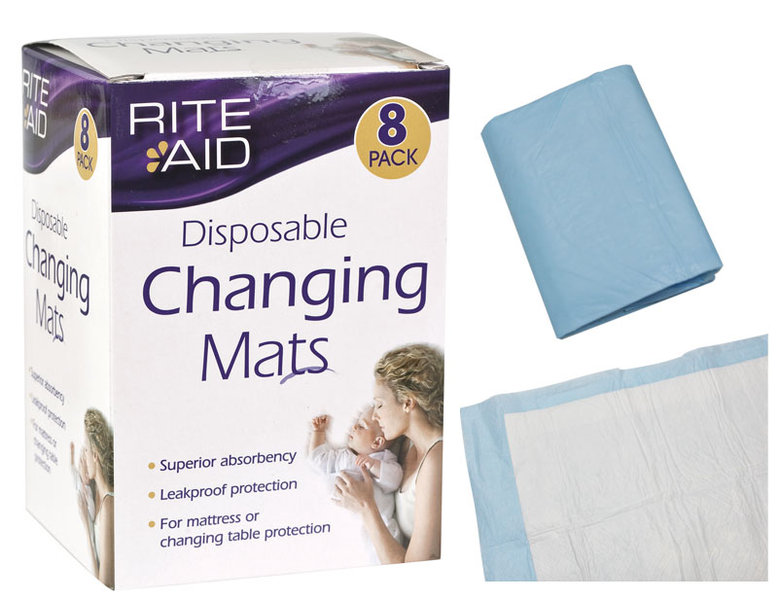 Rite Aid Disposable Changing Mats 6 Pack