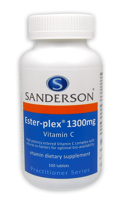 Sanderson Ester-Plex Vitamin C 1300mg 100 Tablets