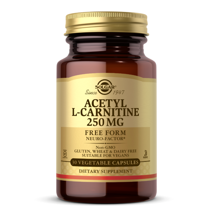 Solgar Acetyl L-Carnitine 250mg Capsules