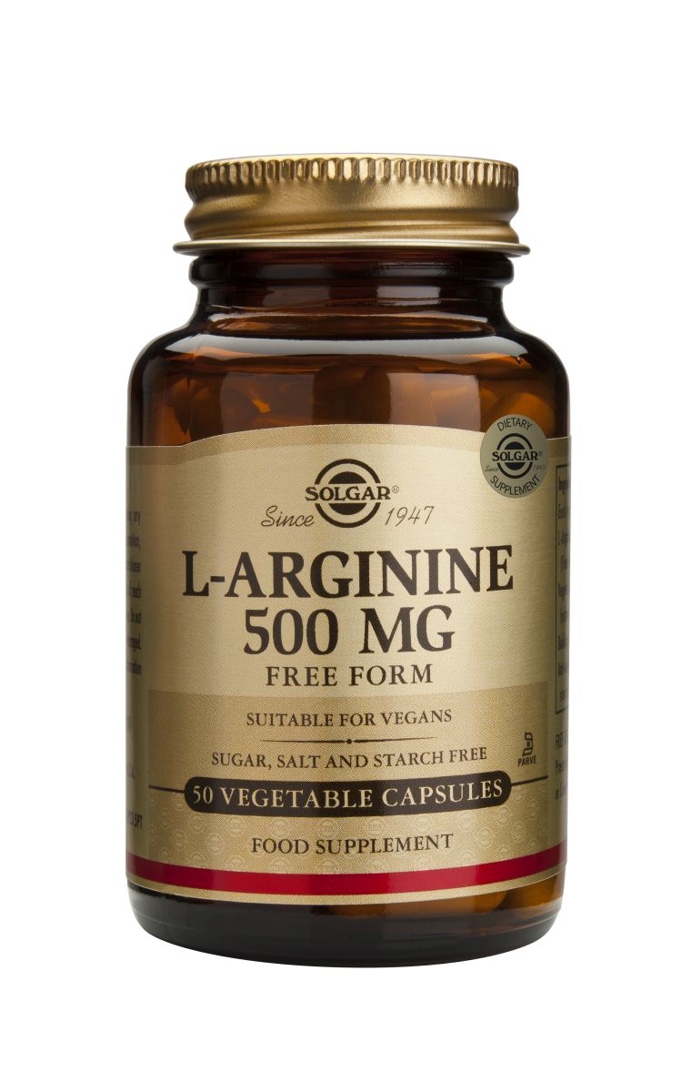 Solgar L-Arginine 500mg Capsules