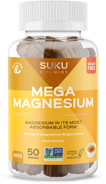 SUKU Vitamins Mega Magnesium 50 Gummies