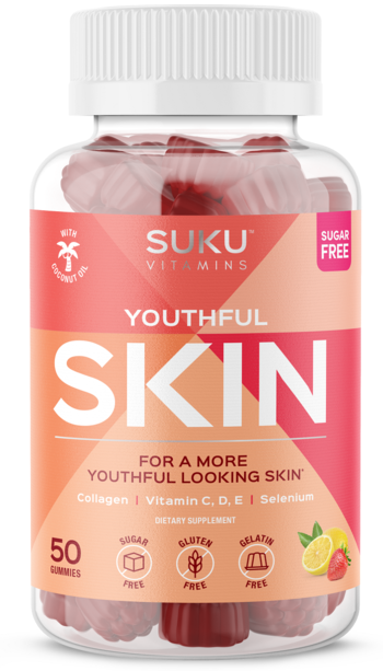 SUKU Vitamins Youthful Skin 50 Gummies