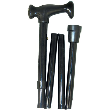 Surgical Basics Folding Walking Stick Black Colour