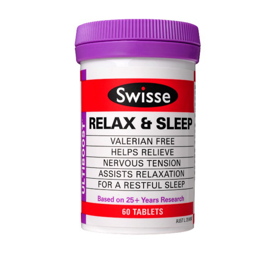 Swisse Ultiboost Relax and Sleep 60 Tablets