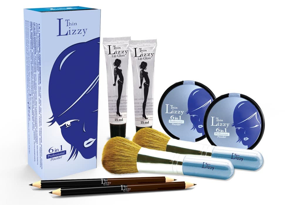Thin Lizzy 6 in 1 Professional Powder Set DARK
