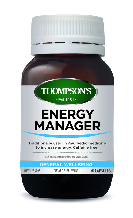 Thompson's Energy Manager 60 Capsules (Product Discontinued)