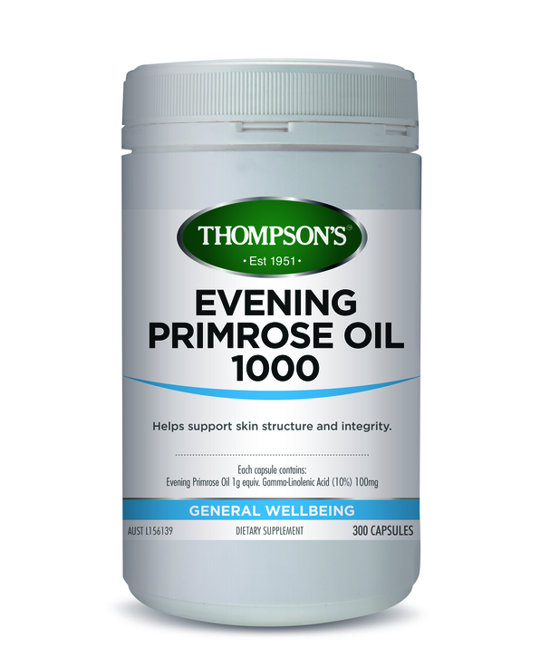 Thompson's Evening Primrose Oil 1000mg 300 Capsules