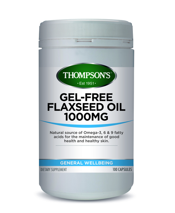Thompson's Flax Seed Oil 100 Capsules