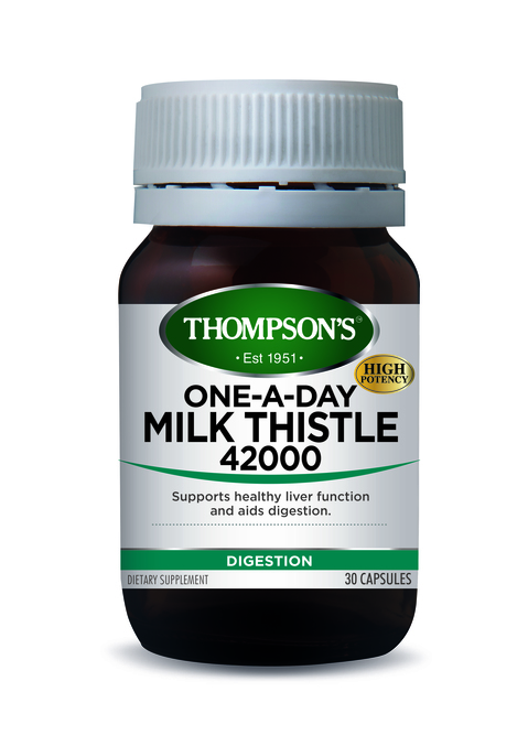 Thompson's Milk Thistle 42000mg One-A-Day 30 Capsules