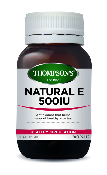 Thompson's Natural Vitamin E Complex 500IU 50 Capsules (Product Discontinued)