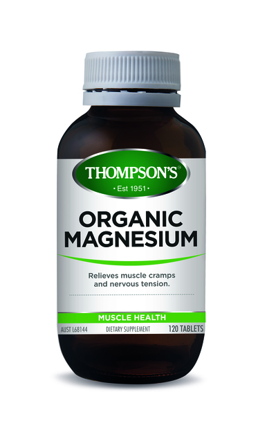 Thompson's Organic Magnesium 120 Tablets