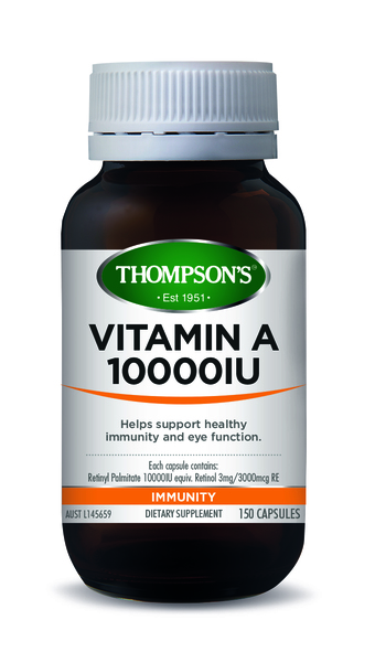 Thompson's Vitamin A 10000iu 150 Capsules (Product Discontinued)
