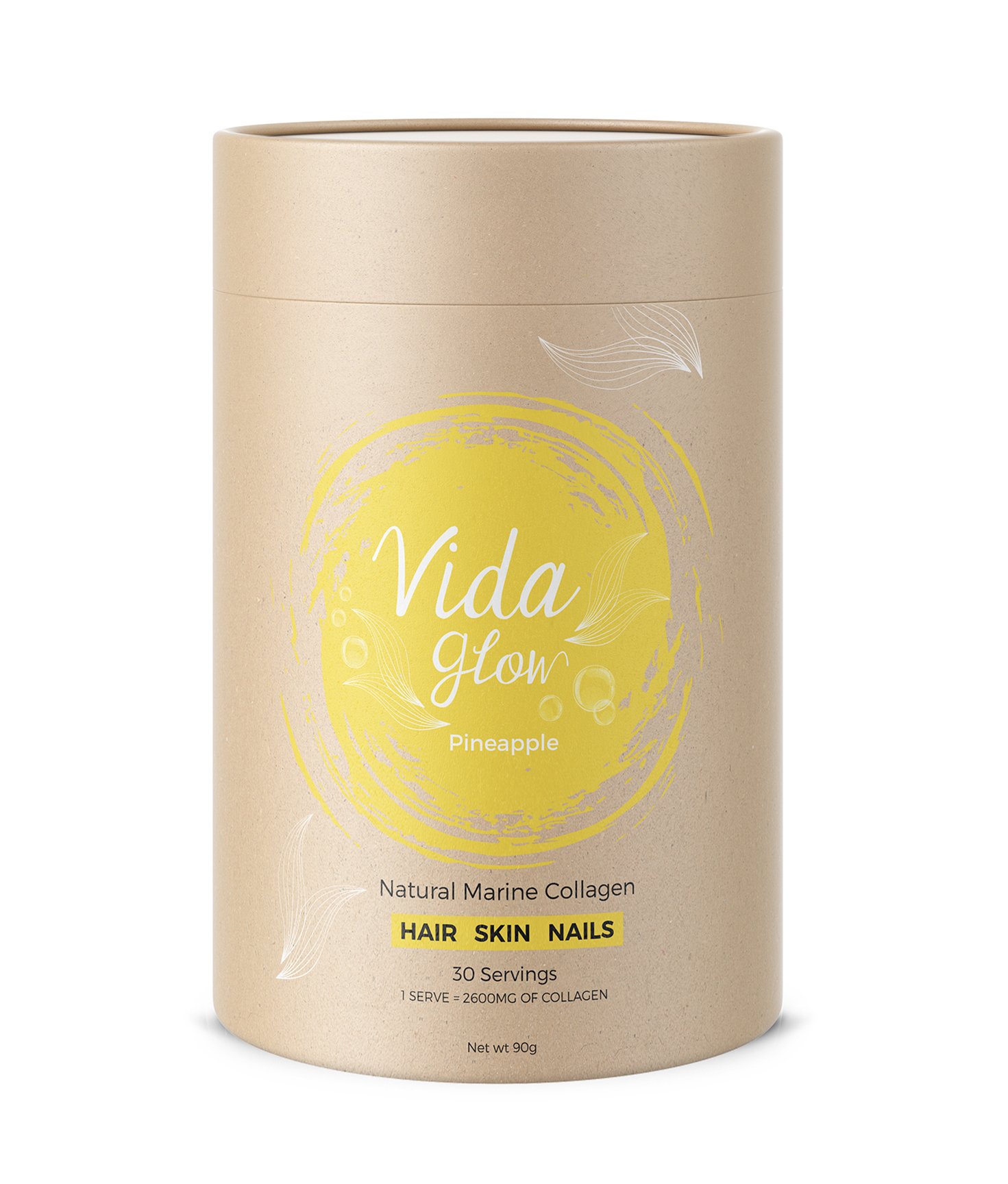 Vida Glow Natural Marine Collagen Pineapple 30 Sachets