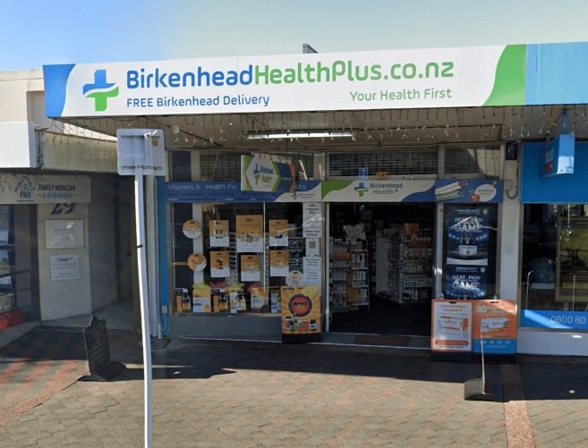Birkenhead Health Plus store at 27 Birkenhead Avenue, Auckland