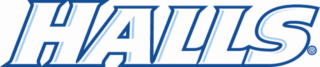 Halls Throaties logo